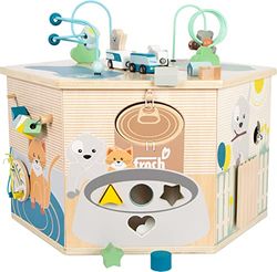 Small Foot- Cubo de motricidad Mascotas XXL Animal Toys, Multicolor, Petit (12231)