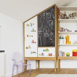 WALPLUS Count and Learn - Vinilo Adhesivo para Pared (90 x 60 x 4 cm), diseño de Pizarra