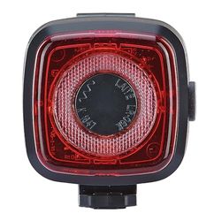 Fanale posteriore a LED, visibilità a 220°, ricaricabile con batteria agli ioni di litio tramite micro USB, con fissaggio a morsetto