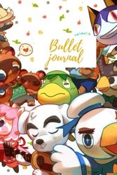 Bullet journal animal crossing, carnet de note animal crossing, manga, animé, réation animal crossing, carnet 100 pages à personnalisé, carnet kawaii: version française