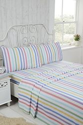 Rapport Conjunto de cama 100% algodão escovado conjunto de lençóis, único, multi