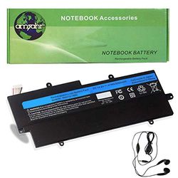 Amsahr PA5013U-03 - Batería de reemplazo para Toshiba PA5013U-1BRS, Z830, Z835, Z930, Z935, Z830-10P, Z835-P330 (Incluye Auricular estéreo) Color Gris