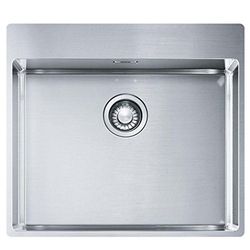 Franke 127.0369.295 lavello da Cucina in Acciaio Inox con Una Singola Ciotola – Grigio, Grey