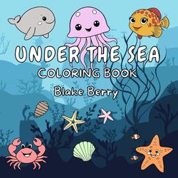 Under The Sea: A Coloring Book For Adults And Teens Featuring Simple, Diverse Illustrations and Designs for Relaxation with Sea Life