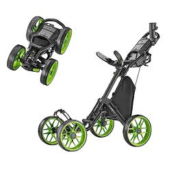 Caddytek Caddycruiser One Version 8-Lime Carrinho de golfe, unissexo, verde lima, tamanho único