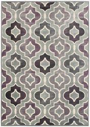 SAFAVIEH Tapis Traditionnel Pour Salon, Salle à manger, Chambre à coucher - Paradise Collection, Tapis à poil court, Gris et Multi, 99 X 170 cm