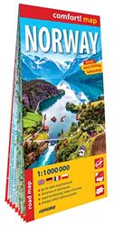 Norvège 1/1M (carte grand format laminée) - Anglais