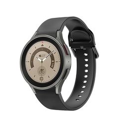 System-S Armband 20 mm av silikon för Samsung Galaxy Watch 5 4 Smartwatch i svart, svart, Eine Grösse, Klassisk