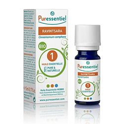 Puressentiel - Aceite esencial de Ravintsara, Bio, puro y de origen natural, AEBBD, 10 ml