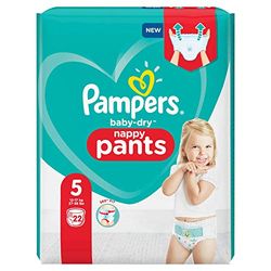 Pampers 81713146 Baby-Dry Pants Nappy Pants White