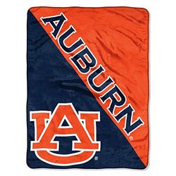 Northwest NCAA Auburn Tigers Unisex-Adult Micro Raschel Throw Blanket, 46" x 60", Halftone