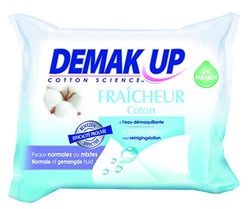 demak' Up Toalhetes Sensation Eau Démaquilhante peles normais ou mistas, 25 toalhetes, conjunto de 2
