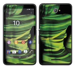 Royal väggtatuering RS. 119856 självhäftande för Sony Xperia E4 med, motiv kvinna i grön