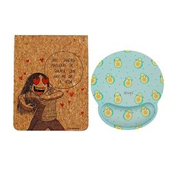 Funda Universal 11" Querer + Alfombrillas De Ratón Gel Aguacates