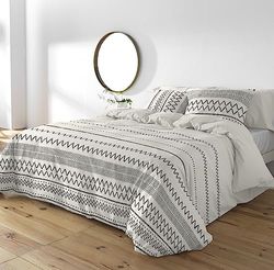 BOHEME Funda Nórdica Levante Cama 135 Cm - 220x220 Cm, 100% Algodón. Cierre con Corchetes