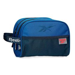 Reebok Atlantic Beauty Case Due Scomparti Adattabile Blu 26x16x12 cm Poliestere