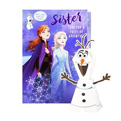 Hallmark Kerstmis Activiteitskaart voor Zuster - Disney Frozen II Activiteit