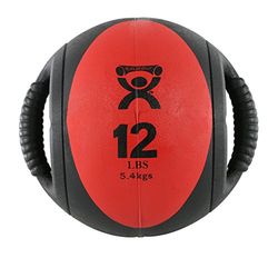 Cando 5.5Kg rode Dual Handle Medicine Ball