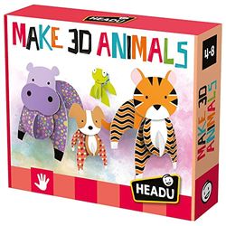 Headu Make 3D Animals Unisexe Enfant, Multicolore, Taille Unique