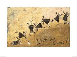 Art Group L' Arte del Gruppo Orologio Questo, Doris. Sam Toft Stampa, Carta, Multicolore, 60 x 80 x 1.3 cm