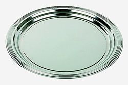 APS Plateau Party 46 x 34 cm, Metall Nickel et glanzchromé