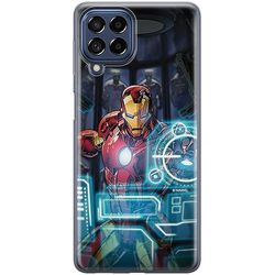 ERT GROUP mobiltelefonfodral för Samsung M53 5G originalt och officiellt licensierat Marvel mönster Iron Man 034 optimalt anpassad till formen på mobiltelefonen, fodral tillverkad av TPU-plast