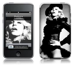 MusicSkins MS-MD10004 Funda para mp3/mp4 Negro, Blanco - Fundas para mp3/mp4 (Funda, Negro, Blanco, Apple, iPod Touch 2, iPod, Resistente a rayones)