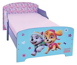 FUN HOUSE 712791 Pat Patrouille Fille Lit pour Enfant 140x70 cm avec Latte, MDF, 144 x 77 x 59 cm, Violet