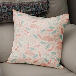 BonaMaison Housse de Coussin Motif, Motif aléatoire Taie d'oreiller pour Lit Voiture Canapé Maison Salon Chambre, Décoration D'intérieur, 50x50cm - Conçu et Fabriqué en Turquie