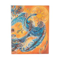 Skybird (Birds of Happiness) Ultra 12-month Vertical Softcover Flexi Dayplanner 2025 (Elastic Band Closure): tydzień na dwóch stronach, zamykany na gumkę, papier 100 gsm (Bird of Happiness)
