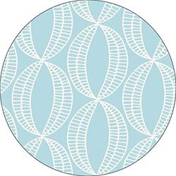 Bonateks, Round Digital Printed Mouse Pad, Non-Slip Base, for Office and Home, Diameter:22cm