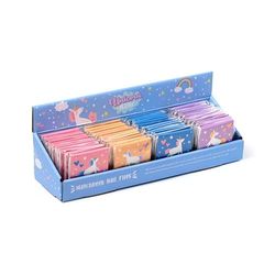 Brightium Limes à ongles – Lot de mini limes à ongles en carton avec motif licorne, adoucissent et façonnent les ongles, idéales pour le soin personnel.