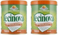 LECINOVA LECITINA DI SOIA, Senza Glutine, Senza Controindicazioni, Con Soia NON OGM, Con Omega 6, Barattolo da 250 gr (Confezione da 2)
