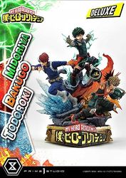 Prime 1 Studio My Hero Academia Statuette Midoriya, Bakugo & Todoroki Deluxe Bonus Version 69 cm