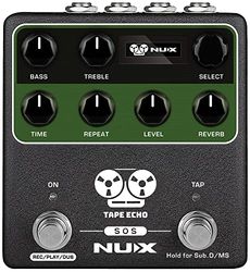 NUX-NDD7 – Tejp Echo pedal med Midi, grön