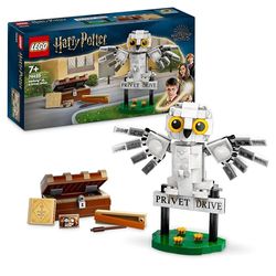 LEGO Harry Potter Hedwig en el Número 4 de Privet Drive Juguete de Fantasía con Figura de Lechuza para el Juego de Roles, Detalle y Regalo para Niñas, Niños y Fans de 7 Años o Más 76425