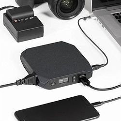 Omnicharge Op2Kb003 Omni 20+ Bundel, Powerbank 20000Mah, Met Accessoires, Qi Wireless Charging, Externe Accu, Ac Stopcontact Dc Uitgang, 2 Usb-A 1 Usb-C Poort, Zwart