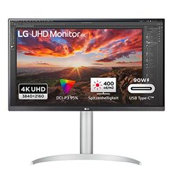 LG 27UP85NP-W.BEU Skärm, Svart, Vit, 27"