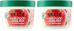 GARNIER Fructis Hair Food, maschera 3 in 1, 390 ml (Confezione da 2)