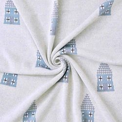 Sevira Kids - Couverture bébé légère en Coton Biologique - Maisons