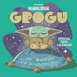 The Mandalorian Baby Yoda 2024 Calendar, Month To View Square Wall Calendar, Official Product