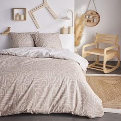 TODAY Sunshine 15.7 - Set copripiumino per letto matrimoniale, colore: Beige, Gemello