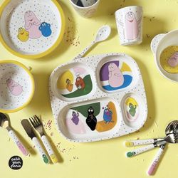 Barbapapa 5-delad lunchlåda - Petit Jour Paris