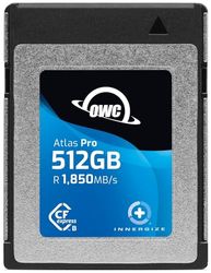 OWC Scheda di memoria CFexpress tipo B ad alte prestazioni Atlas Pro da 512 GB, grado professionale, fino a 1500 MB/s in scrittura, lettura 1700 MB/s, cattura fino a 6K video ad alto bitrate