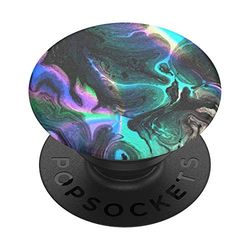 PopSockets PopGrip - Soporte y Agarre para Teléfonos Móviles y Tablets con un PopTop Intercambiable - Oil Agate