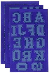 Dritz Stof zachte kudde ijzer op letters en cijfers 1.75" Collegiate-Royal Blue
