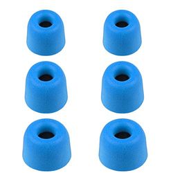 Xcessor FX4.9 (S/M/L) 3 paar Memory Foam In Ear Hoofdtelefoon Oorkussens Maat S/M/L - Vervangende schuimtips voor alle gangbare in-ear oordopjes. Blauw