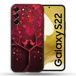 Cover per Samsung Galaxy S22, motivo: albero d'amore