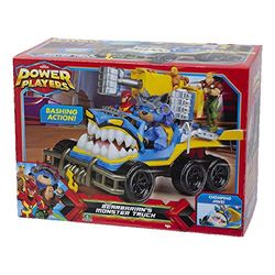 Power Players, T-Force voertuig met functies, monstertruck met kaken, slagaanval, speelgoed voor kinderen vanaf 4 jaar, PWW03