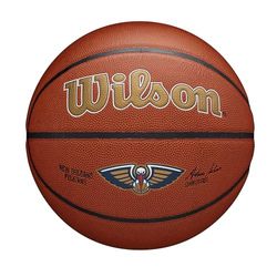 WILSON NBA Team Alliance Basketball - New Orleans Pelicans, storlek 18–75 cm